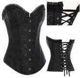 Corset sexy bustier Y 5799 Branco ou Preto